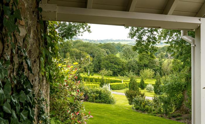 Beautiful rural views from each suite